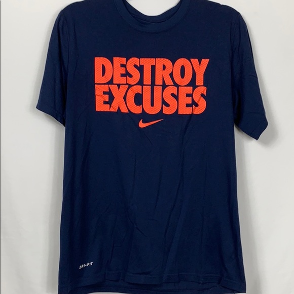 Nike Other - Nike Dri-fit navy blue short sleeved tee shirt med